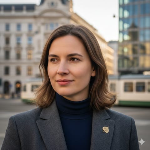 AI-generated illustration representing the Czechs people