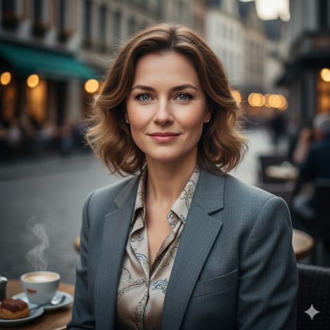 AI-generated illustration representing the Russians people