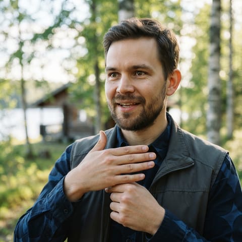 AI-generated illustration representing the Deaf Finns people