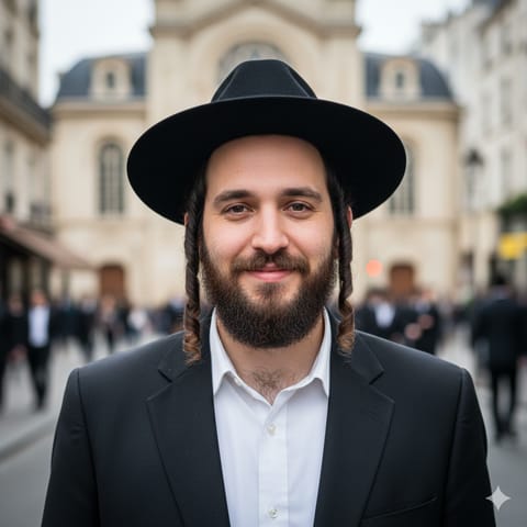 AI-generated illustration representing the Jews people