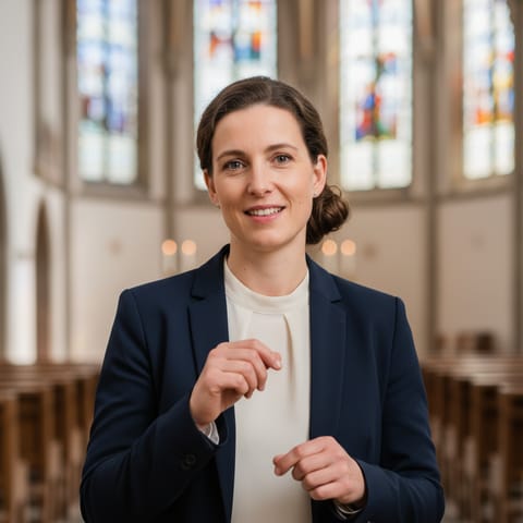 AI-generated illustration representing the Deaf Germans people