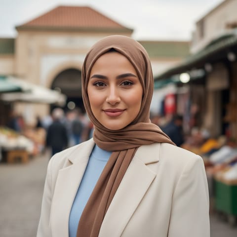 AI-generated illustration representing the Moroccan Arabs people