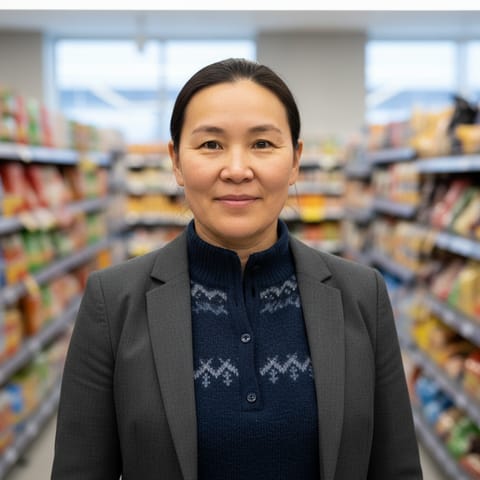 AI-generated illustration representing the Greenlandic Inuits people