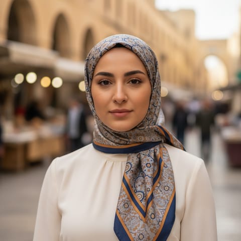 رسم توضيحي مُولَّد بالذكاء الاصطناعي يمثّل شعب Arabs