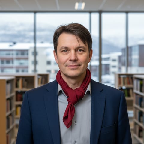 AI-generated illustration representing the Northern Saami people