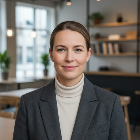 AI-generated illustration representing the Norwegians people