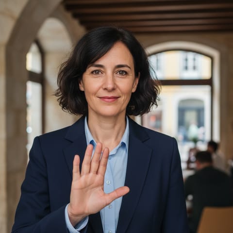 AI-generated illustration representing the Deaf Portuguese people