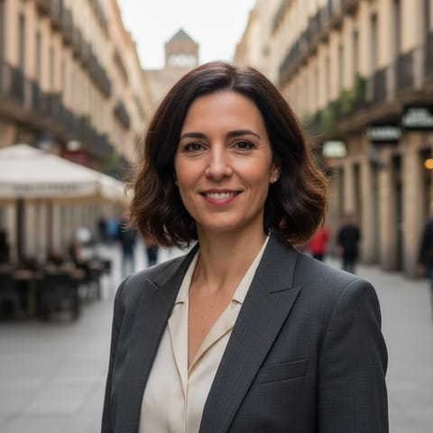 AI-generated illustration representing the Catalonians people