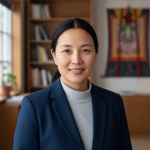 AI-generated illustration representing the Tibetans people