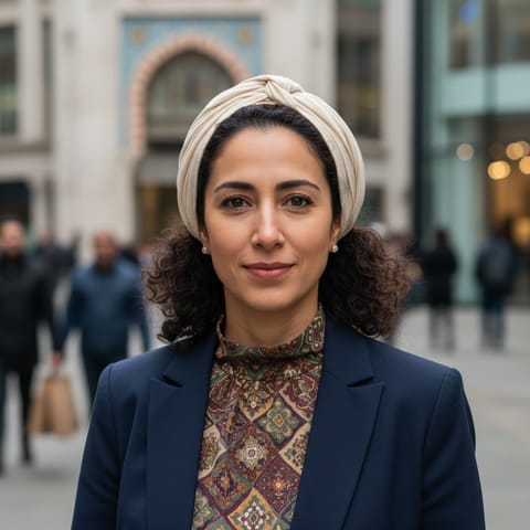 AI-generated illustration representing the Judeo-Iraqi Arabs people