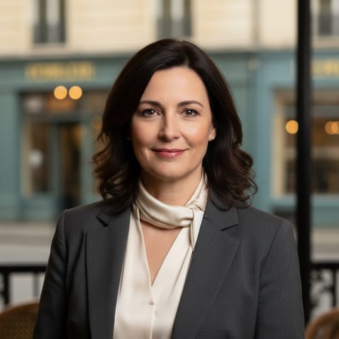 AI-generated illustration representing the French people