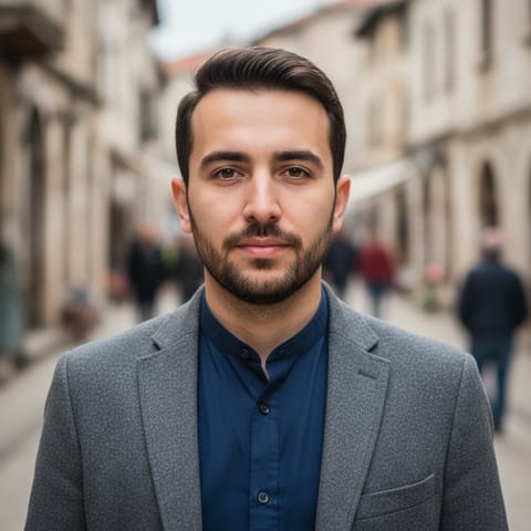 AI-generated illustration representing the Albanians people