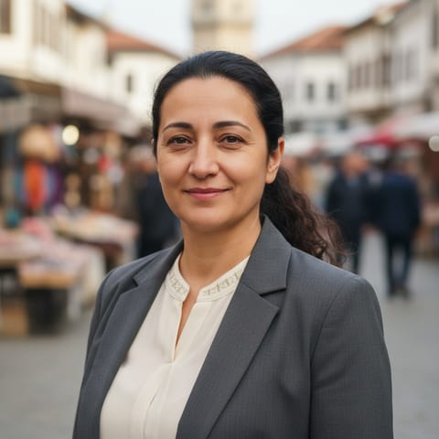 AI-generated illustration representing the Balkan Romani people