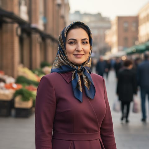 AI-generated illustration representing the Azerbaijani people
