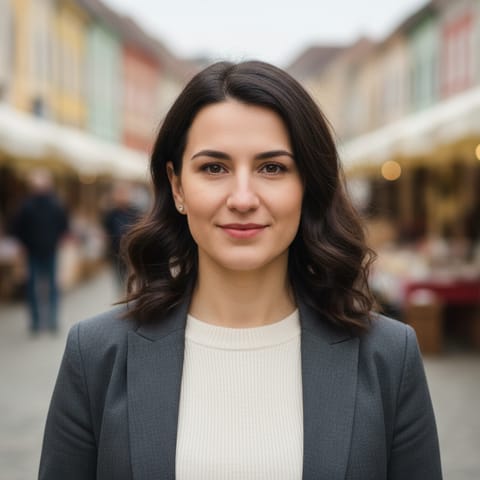 AI-generated illustration representing the Romanians people