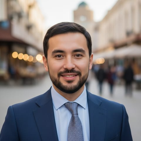 AI-generated illustration representing the Kazakh people
