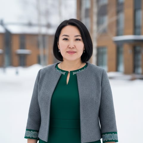 AI-generated illustration representing the Yakuts people