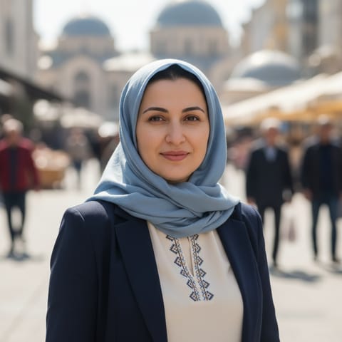 AI-generated illustration representing the Crimean Tatars people
