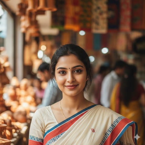 AI-generated illustration representing the Hindu Bengali people