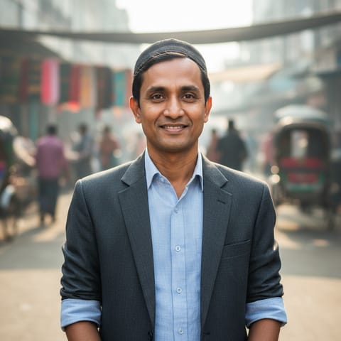 AI-generated illustration representing the Bengali Muslims (Sylhetti) people
