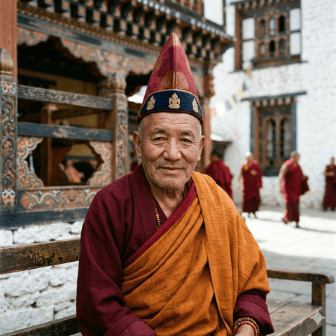 AI-generated illustration representing the Drukpa people