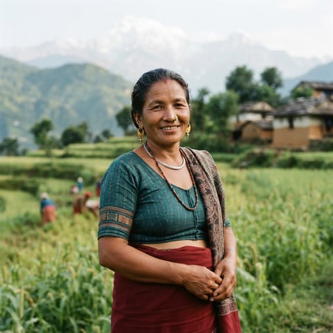 AI-generated illustration representing the Athpare Rai people