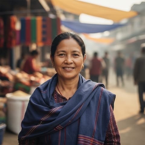 AI-generated illustration representing the Chhulung people
