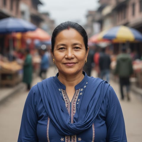AI-generated illustration representing the Danuwar people