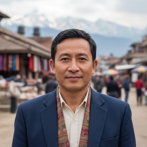 AI-generated illustration representing the Eastern Tamang people