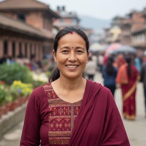 AI-generated illustration representing the Galle Gurung people