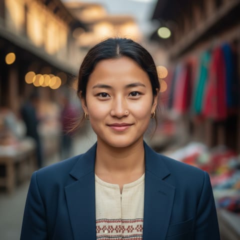 代表Nisi Kham人的 AI 生成插图
