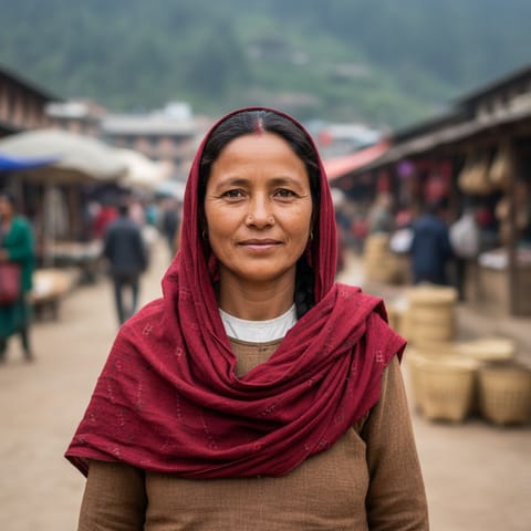 AI-generated illustration representing the Raute people
