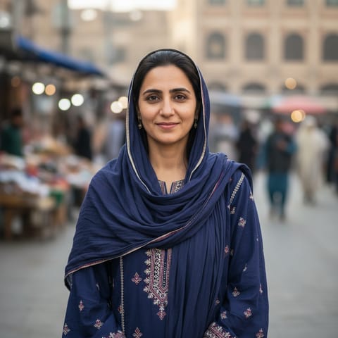 AI-generated illustration representing the Dehwari people