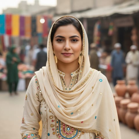 AI-generated illustration representing the Dhatki Marwari people