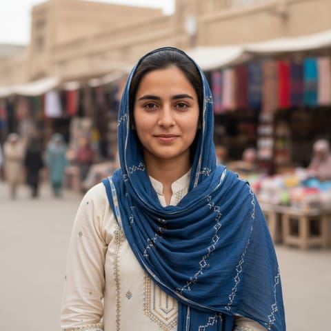 AI-generated illustration representing the Khetrani people