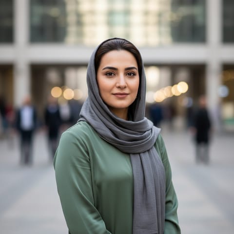 AI-generated illustration representing the Persians people