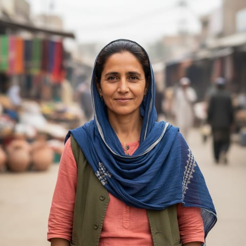 AI-generated illustration representing the Sansi Bhil people