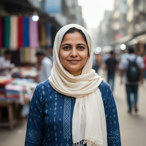 AI-generated illustration representing the Bengali people