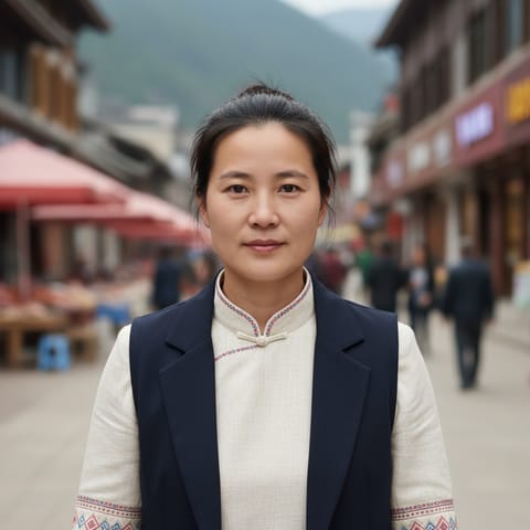 AI-generated illustration representing the Liping Baheng people