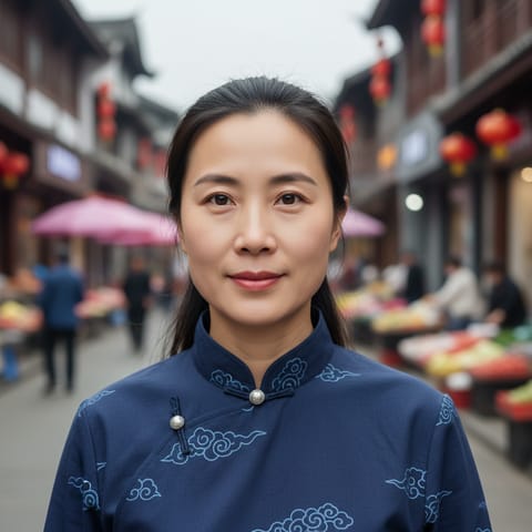 Illustration générée par IA représentant le peuple Bai Yi