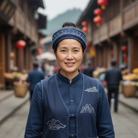 AI-generated illustration representing the Buyang people