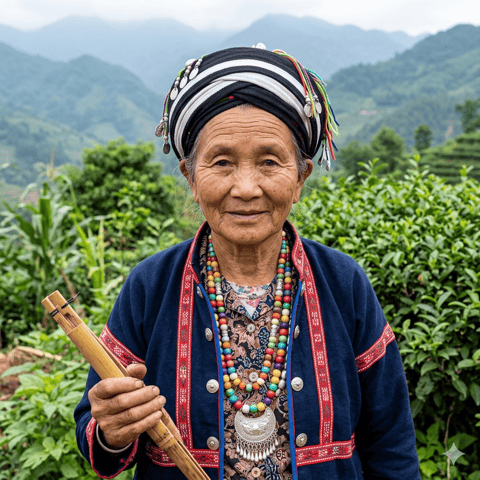 AI-generated illustration representing the Rumai De`ang people