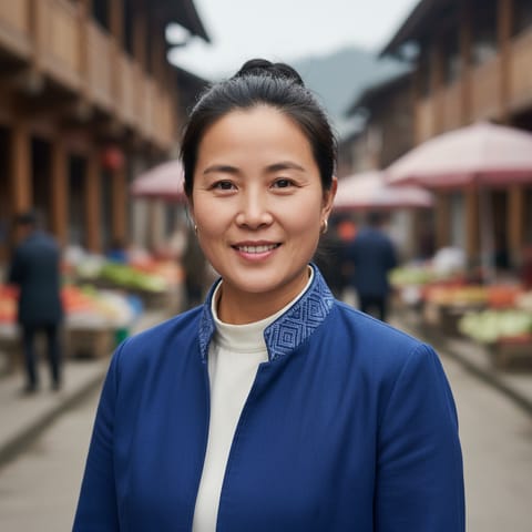 AI-generated illustration representing the Northern Dong people