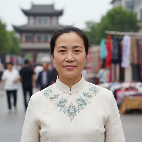 AI-generated illustration representing the Han Chinese (Waxianghua) people