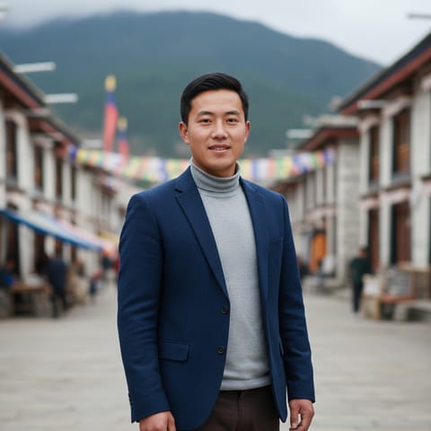 AI-generated illustration representing the Eastern Jiarong people