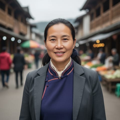 Illustration générée par IA représentant le peuple Buyuan Jino