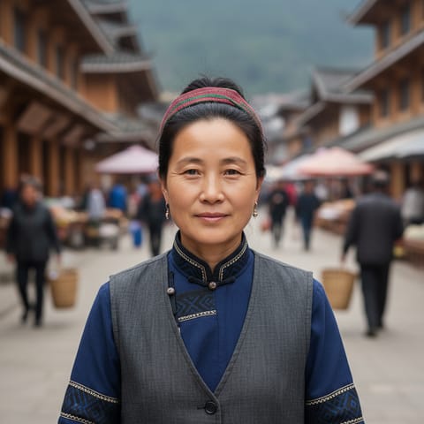 AI-generated illustration representing the Kemei people