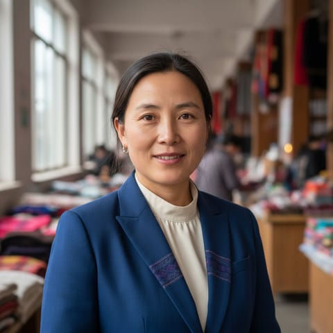 AI-generated illustration representing the Xinping Lalu people