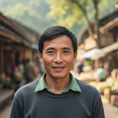 AI-generated illustration representing the Lawa people