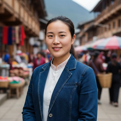 AI-generated illustration representing the Lisu people